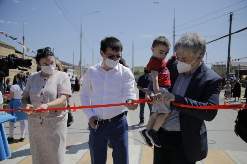 В Дербенте состоялось открытие улицы Мусы Манарова после реконструкции