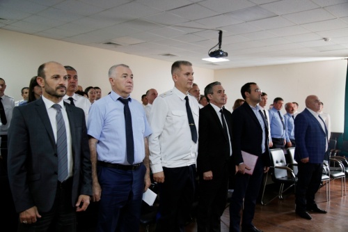 В погранчасти города Дербента состоялось торжественное собрание, посвященное 101-й годовщине образования пограничных войск