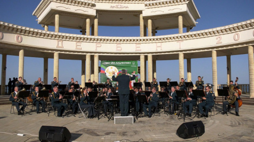 Концерт Образцово-показательного оркестра войск национальной гвардии прошёл в Дербенте