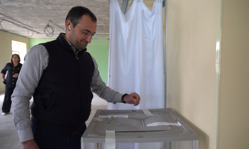 Рустамбек Пирмагомедов проголосовал на выборах в Собрание депутатов городского округа «город Дербент» седьмого созыва